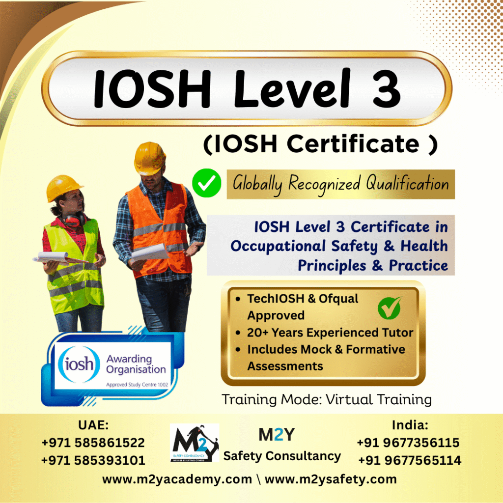 IOSH Level 3 Certificate in Occupational Safety and Health